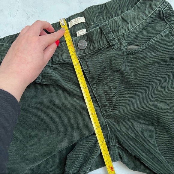 J.Crew Corduroy Straight Leg Pants Forest Green - Picture 7 of 8